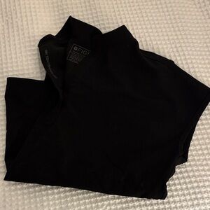 FIGS Classic Black Medical Scrub Top